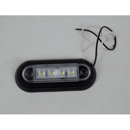 10 pcs 12V 24V Front LED White Side Marker Lights Lorry Truck Trailer Bus