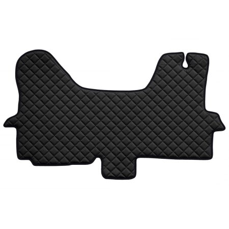 for Iveco Daily 4 2006-10 RHD Black Eco Leather Floor Mat Cover
