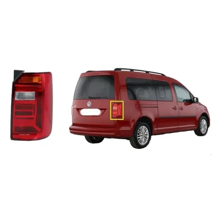 High Quality Right Rear Tail Light - E-Marked for VW Caddy MK3 (2015-2020)