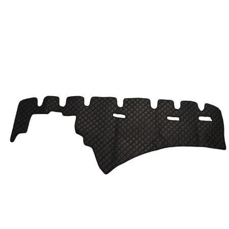 Black Eco Leather Dashboard Mat Panel Cover RHD for SCANIA R STREAMLINE (2011-9.2016)
