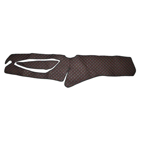 Deluxe Anti Slip Black with Red Dashboard Panel Mats for Scania R 2016+ NextGen RHD