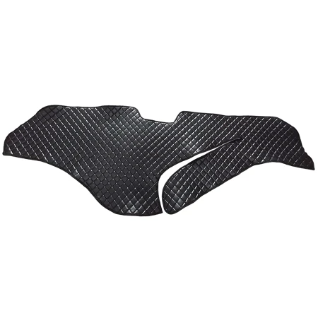 Premium Dashboard Mats for DAF XF XG XG+ (2021+) | Right Hand Drive | Black Eco Leather