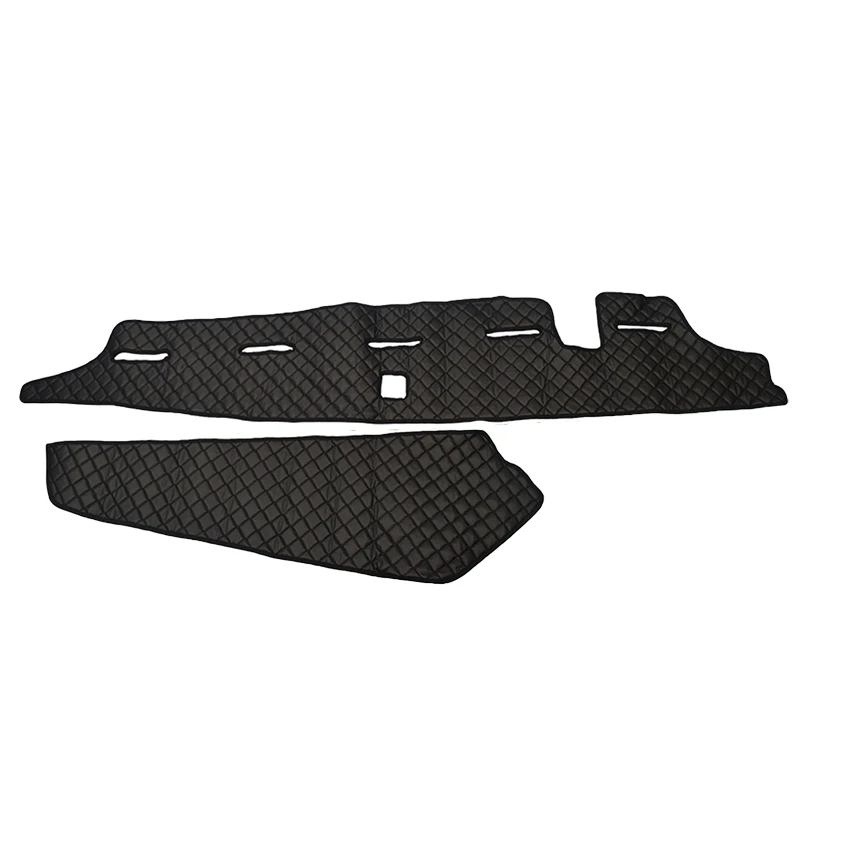 for Volvo FH5 2020+ with Sensor Black Eco Leather Dashboard Mats Covers RHD AUTO