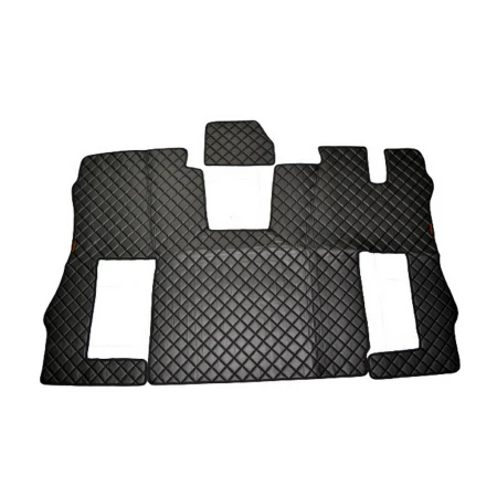 for Scania Truck Cab Mats for G Next Gen 2017+Full coverage black Eco Leather floor mats + engine cover ( Automatic). FREE Delivery for UK!