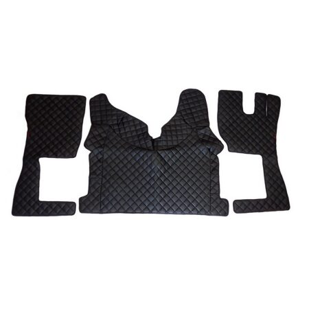 Eco Leather Floor Mats for Volvo: Full Coverage Set for Volvo FH Euro 6 (2013-2020)