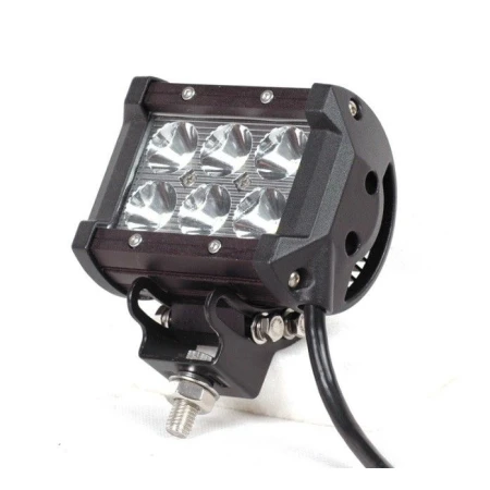 High Quality 18W 12V-24V LED Driving Light, 6000K white spot beam. IP67 waterproof, fits 4WD, trucks, SUVs, boats & more. FREE Delivery!