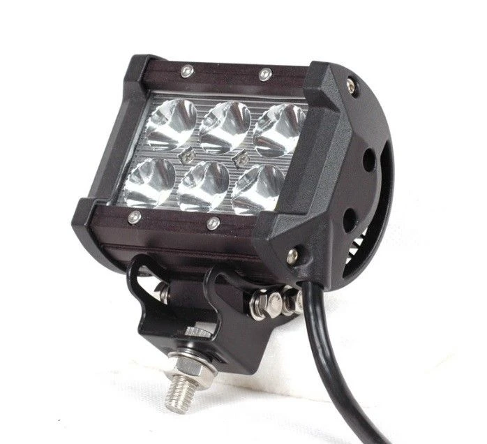 High Quality 18W 12V-24V LED Driving Light, 6000K white spot beam. IP67 waterproof, fits 4WD, trucks, SUVs, boats & more. FREE Delivery!