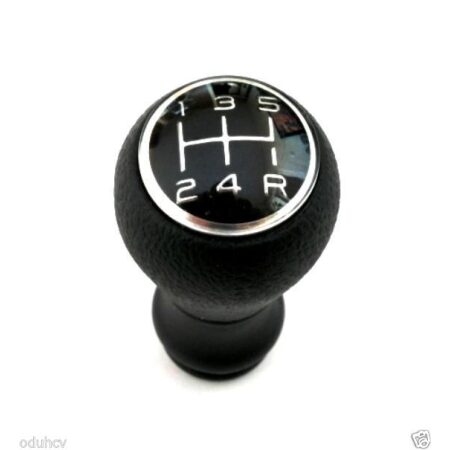 Black Gear Shift Knob for Peugeot 106 107 206 207 306 307 406 | 5-Speed + R | OEM Replacement | Comfortable Grip