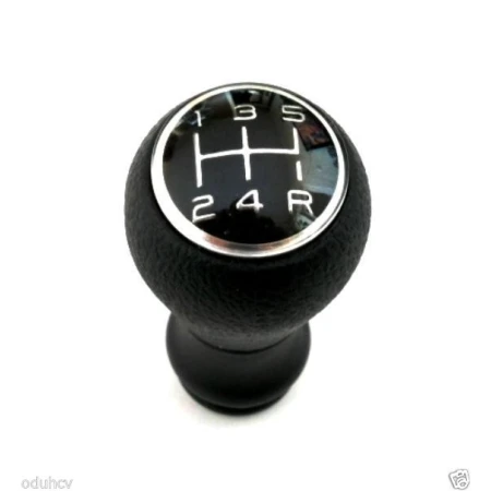 Black Gear Shift Knob for Peugeot 106 107 206 207 306 307 406 | 5-Speed + R | OEM Replacement | Comfortable Grip