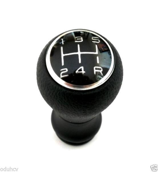 Black Gear Shift Knob for Peugeot 106 107 206 207 306 307 406 | 5-Speed + R | OEM Replacement | Comfortable Grip