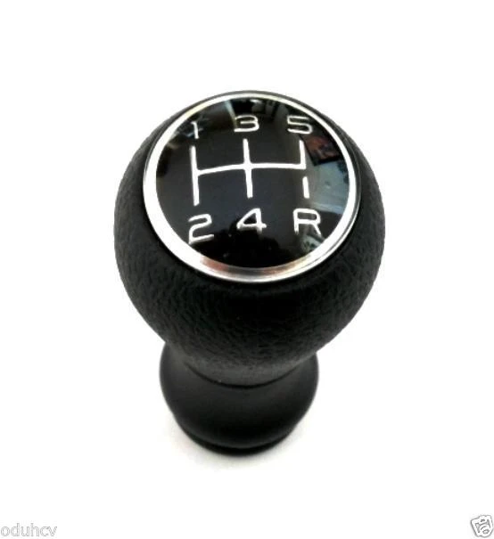 Black Gear Shift Knob for Peugeot 106 107 206 207 306 307 406 | 5-Speed + R | OEM Replacement | Comfortable Grip