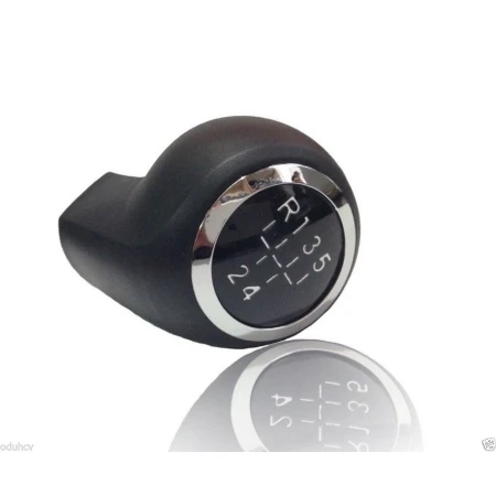 Manual Gear Shift Knob for Vauxhall Astra H / MK5, Zafira B, Corsa D | 5-Speed with Reverse | Chrome Frame Cap | OEM Ref 57 38 025