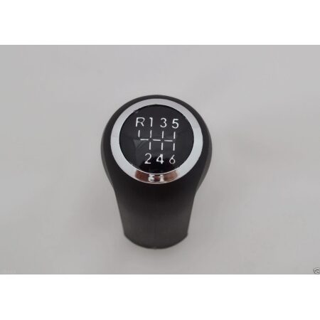 Gear Shift Knob for Vauxhall Zafira B, Astra MK5, Corsa D | 6-Speed | Chrome Frame Cap | OEM Ref 57 38 040 | Black Replacement