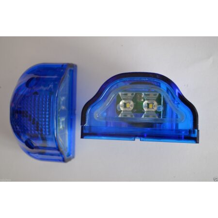 2 pcs x 24V LED Number Plate Lights – Front/Rear Side Application, 4 LEDs, ABS Plastic, Durable and Compact