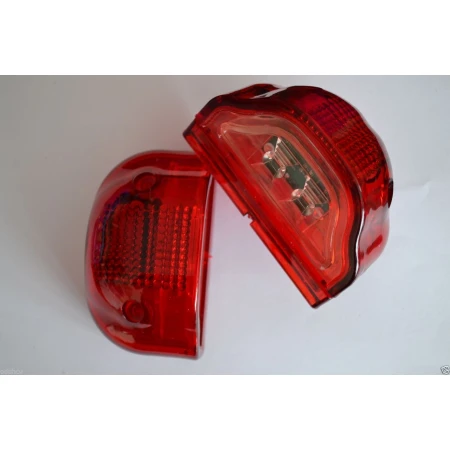 2 pcs Dual-Function LED Number Plate Lights – Red Rear Marker, 12V/24V, Waterproof, Multi volt