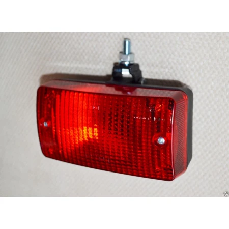 Brand New Rear Tail Fog Light - E-marked, CE-Approved, 12V/24V Compatible, ABS Plastic Housing, Universal Fit
