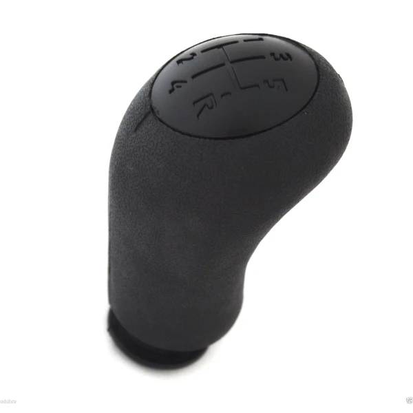 Gear Shift Knob for Renault Megane II, Clio III, Kangoo, Scenic II | 5-Speed | Black Rubber | OEM Replacement