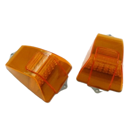 High Quality 2 pcs Amber Marker Lights - 18 LED Side Position Lamps for Motorhomes, Trailers, Campers, and Lorries (12V-24V). FREE Delivery!