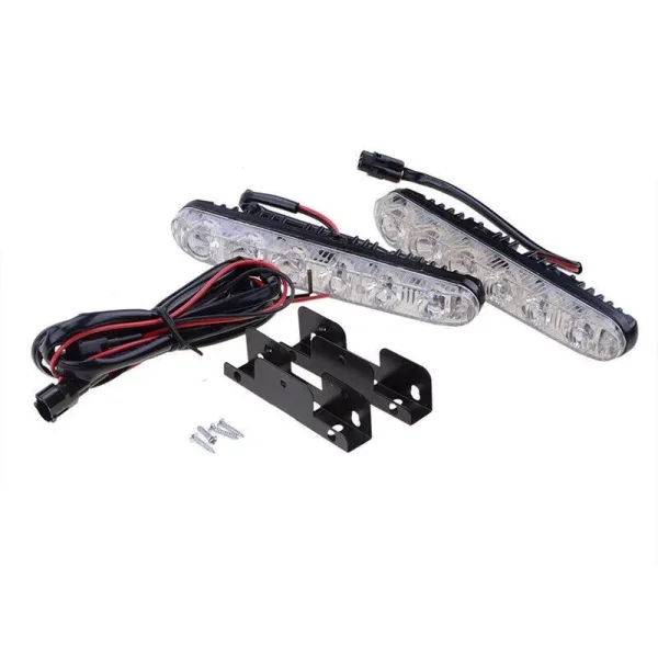 set of 2 pcs LED DRL Daylights + Running Dynamic Indicators 12V for Camper Caravan Bus Van Car Horsebox