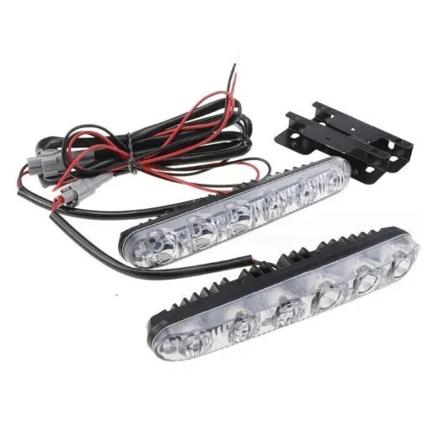 set of 2 pcs LED DRL Daylights + Running Dynamic Indicators 12V for Camper Caravan Bus Van Car Horsebox