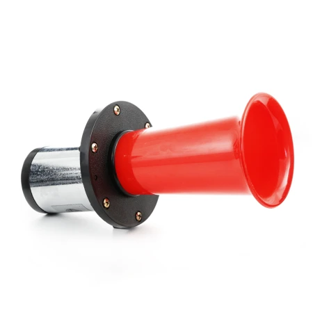 Air Horn Trumpet – Retro Vintage Chrome Klaxon Horn 110dB for 12V Vehicles | Loud Classic Sound