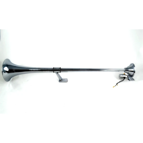 High Quality Chrome Finished Metal Air Horn 12V - 24V 175db