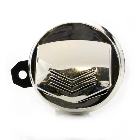 12V Klaxon Air Horn - Powerful Electromagnetic Disc Horn for Motorcycles, 110dB Sound