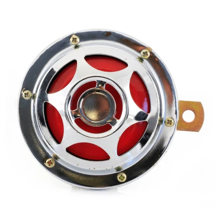 12V Klaxon Air Horn – Powerful Electromagnetic Disc Horn for Cars, 110dB Sound
