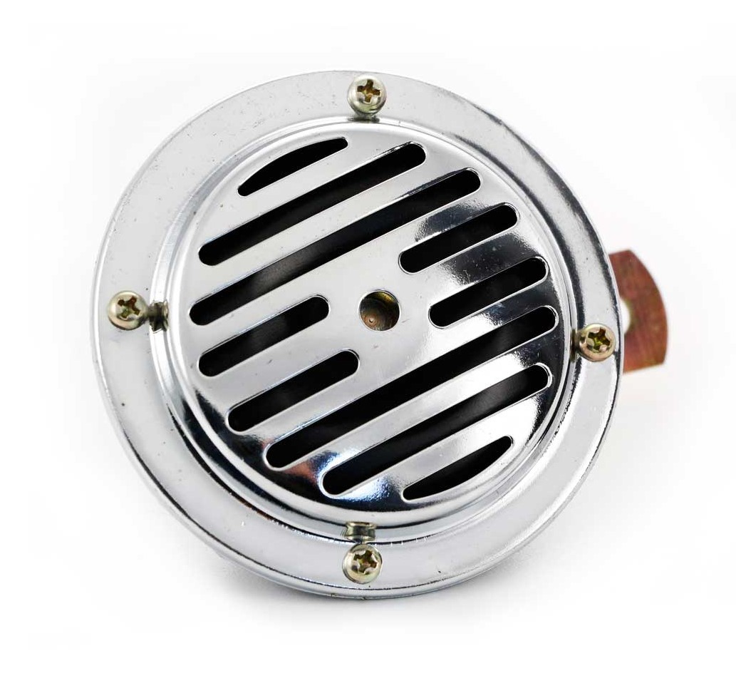 12V Klaxon Horn – Powerful Electromagnetic Horn for Cars, Vans, Buses, 105dB Sound