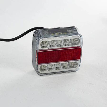 High Quality 2 pcs LED Rear Tail Lights - E4 Marked, Fully MOT Compliant Tail Lamps (12V-24V). FREE Delivery for UK mainland!