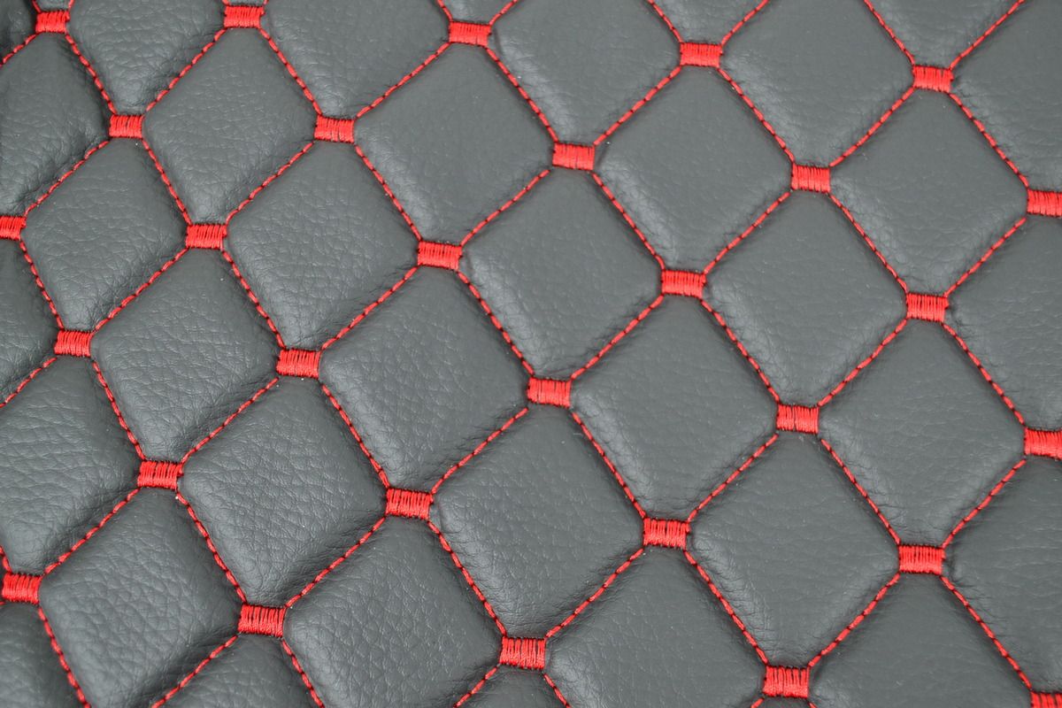 Black and Red Stitches