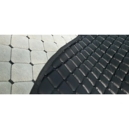Premium Eco Leather Truck Floor Mats for Scania R 2014-2016 Right-Hand Drive Automatic Gearbox – Full Coverage Set with Engine Cover