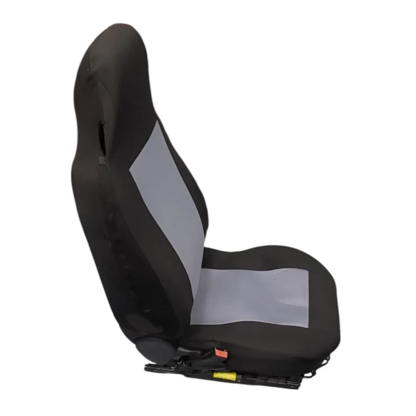 High Quality Tailored Front Seat Covers, Black & Grey, 100% Polyester, Fits Smart Fortwo & Roadster. FREE Delivery for UK and Europe!