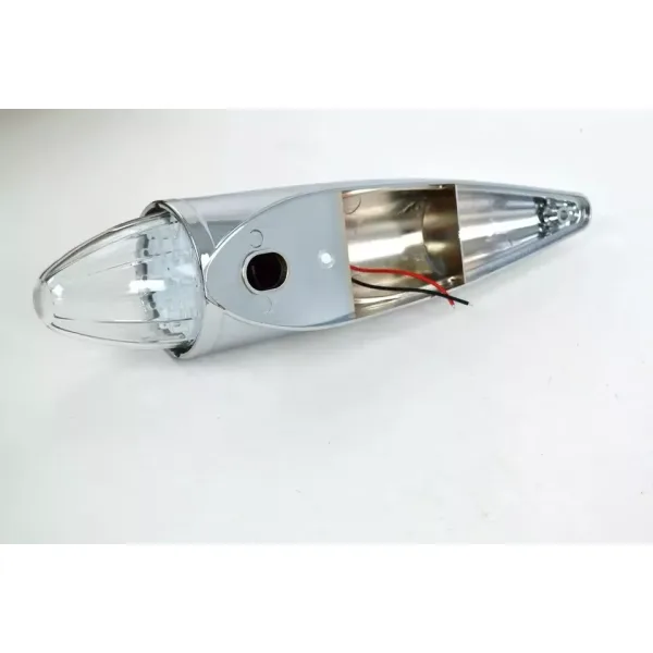 High Quality 5 pcs Cabin Roof Marker Lights - LED White Torpedo, 12V/24V, Waterproof, For Kenworth, Peterbilt, and More. FREE Delivery for UK!