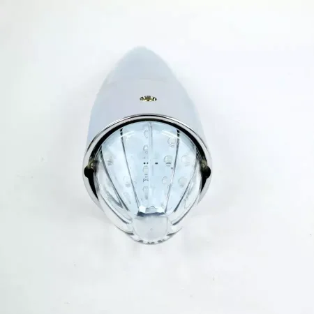 High Quality 5 pcs Cabin Roof Marker Lights - LED White Torpedo, 12V/24V, Waterproof, For Kenworth, Peterbilt, and More. FREE Delivery for UK!