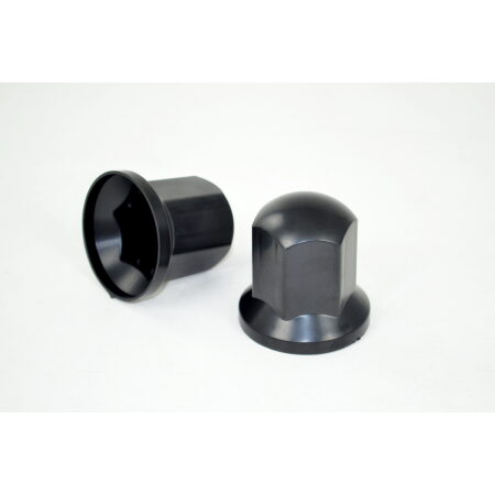 Black Plastic Wheel Bolt Caps