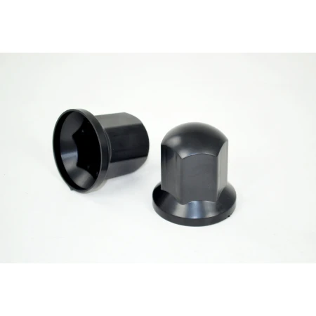 Black Plastic Wheel Bolt Caps
