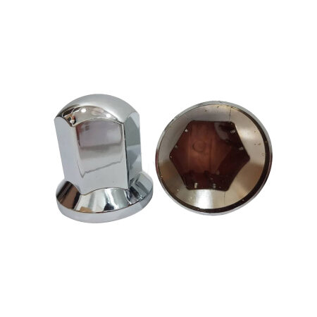 20pcs 33mm Chrome Plastic Wheel Nut Bolt Caps