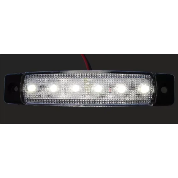 Hight Quality 10 pcs White Front Marker Lights - 24V 6 SMD LEDs, Waterproof, Energy-Saving, Easy Installation. FREE delivery for UK mainland!