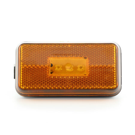 High Quality 2pcs Amber Side Marker Lights Lamp 3 LEDs for SCANIA P-G-R-T Series. E-Marked, 24V. OEM replace: 1737413. FREE UK delivery!