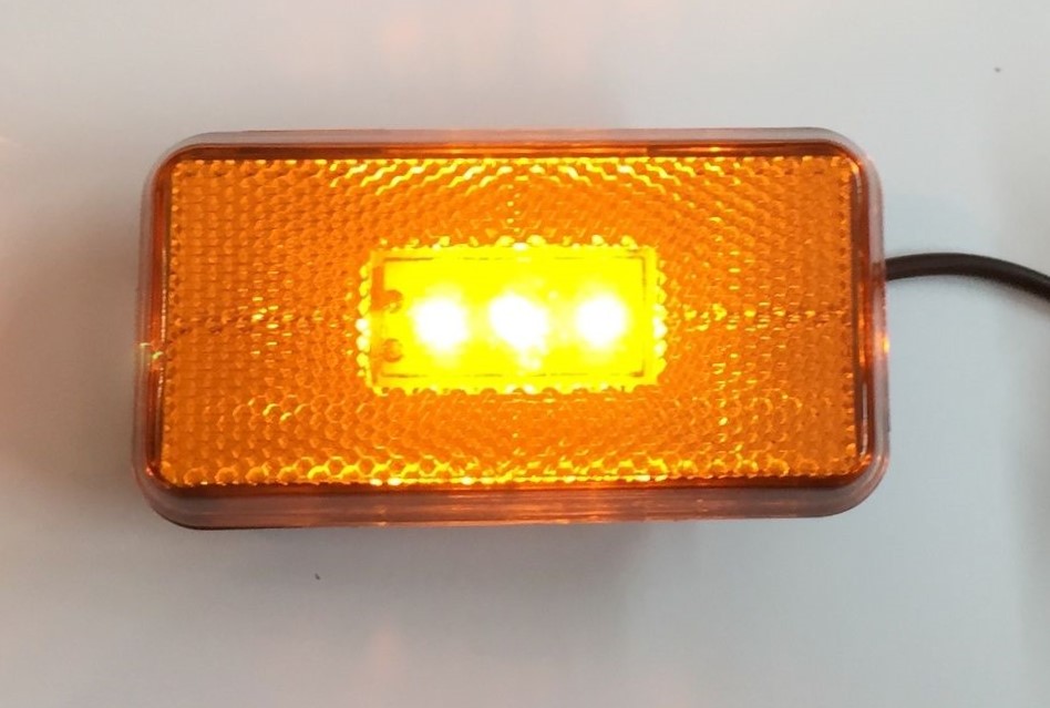 24v-side-marker-lights-for-scania-p-g-r-t-5 High Quality 2pcs Amber Side Marker Lights Lamp 3 LEDs for SCANIA P-G-R-T Series. E-Marked, 24V. OEM replace: 1737413. FREE UK delivery!