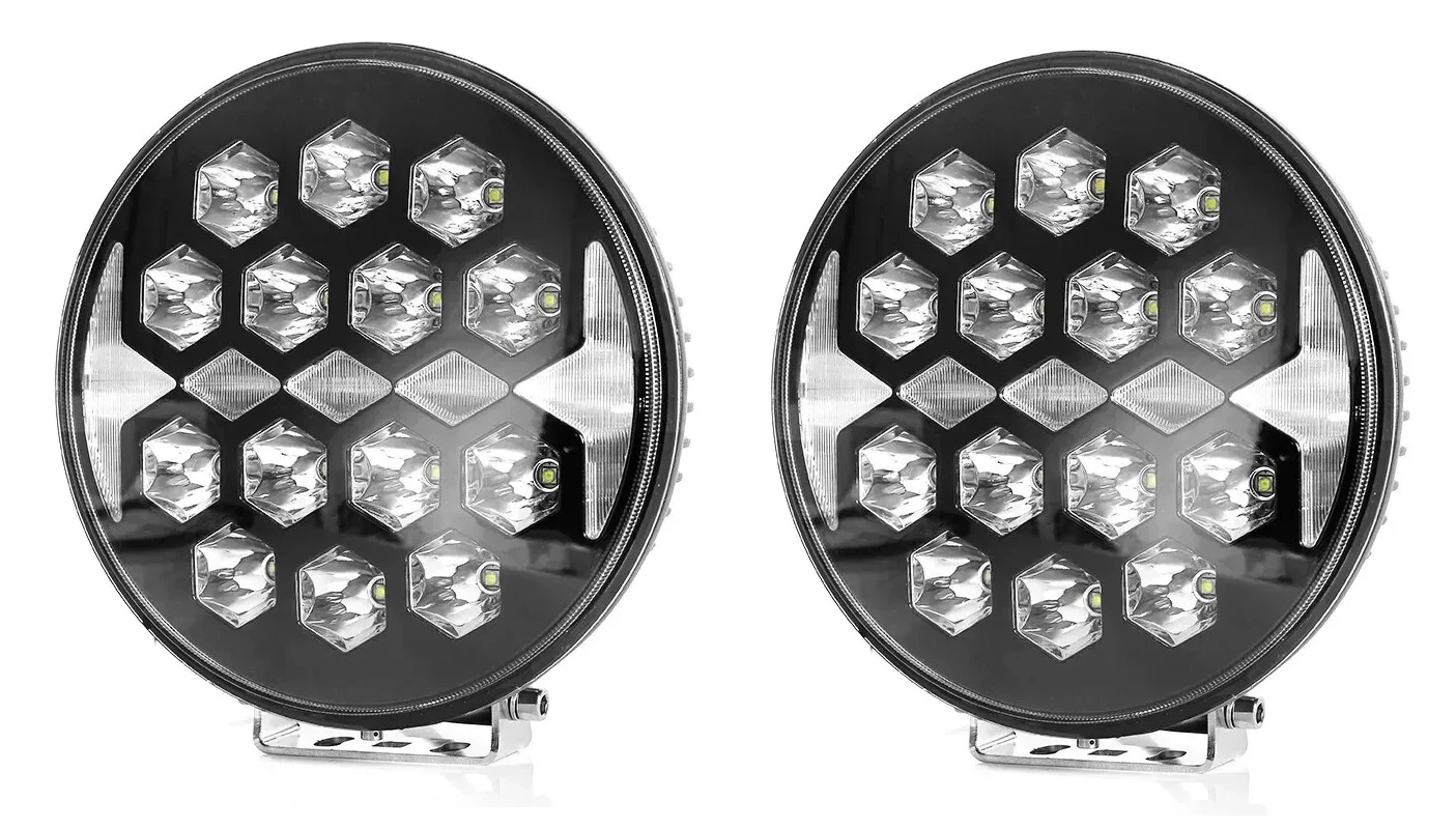 High Quality 2 pcs LED Work Light Bars -140W, 8000 Lumens, White Day Driving & Spot Light, IP67 Waterproof. FREE Delivery for UK and Europe!