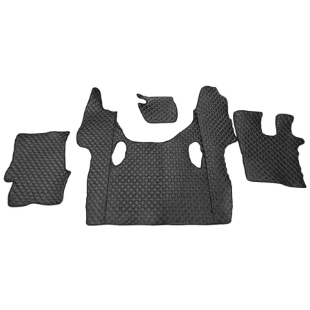 for Scania Truck Cab Mats for G Next Gen 2017+Full coverage black Eco Leather floor mats + engine cover ( Automatic). FREE Delivery for UK!