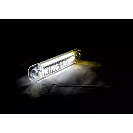 High Quality 10 pcs White Marker Lights King of Road- 12V-24V LED, Waterproof, Energy-Saving, Easy Installation. FREE delivery for UK and Europe!