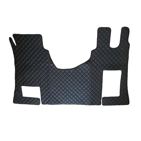 FREE Delivery! Premium High Quality Black Eco Leather Truck Floor Mats for Mercedes Actros MP4 (2011-2019) Right-Hand Drive, Manual.