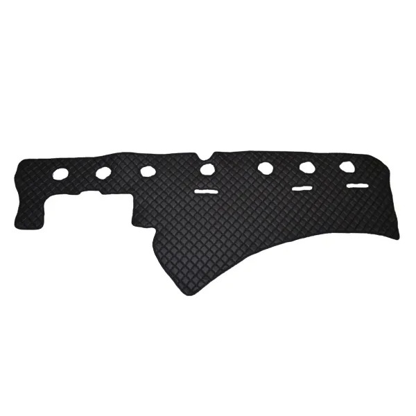 FREE Delivery for UK and Europe! High Quality Black Eco Leather Dashboard Mat for SCANIA R Streamline (2016+). Full Coverage Set.