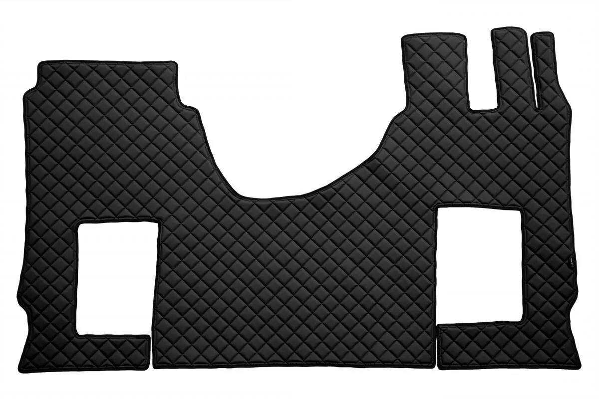 FREE Delivery! Premium High Quality Black Eco Leather Truck Floor Mats for Mercedes Actros MP4 (2011-2019) Right-Hand Drive, Automatic.