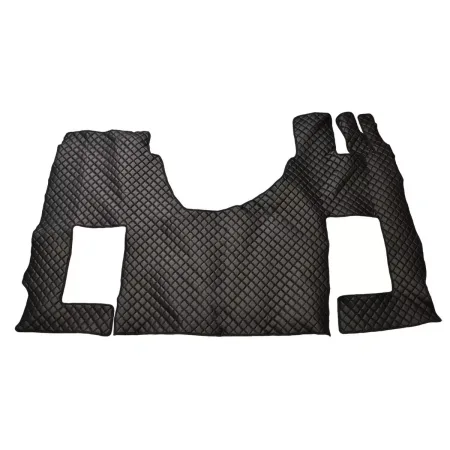 FREE Delivery! Premium High Quality Black Eco Leather Truck Floor Mats for Mercedes Actros MP4/MP5 Right-Hand Drive, Automatic.