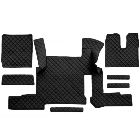 Premium, Quality Eco Leather Cab Covers for Man TGX Floor Mats RHD 2018-2020 Trucks – Full Protection. Free Delivery for UK Delivery!
