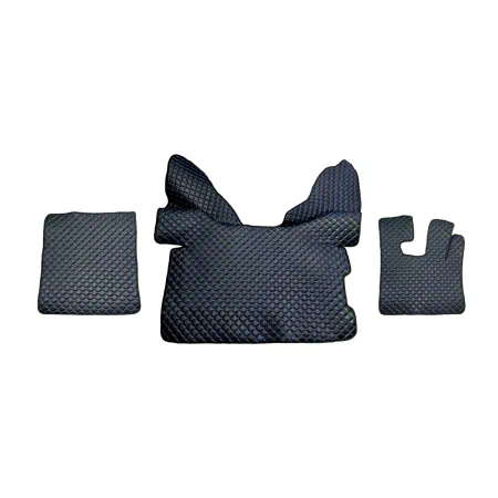Ardillion High Quality Black Eco Leather Floor Mats for DAF XF 105-106 Auto